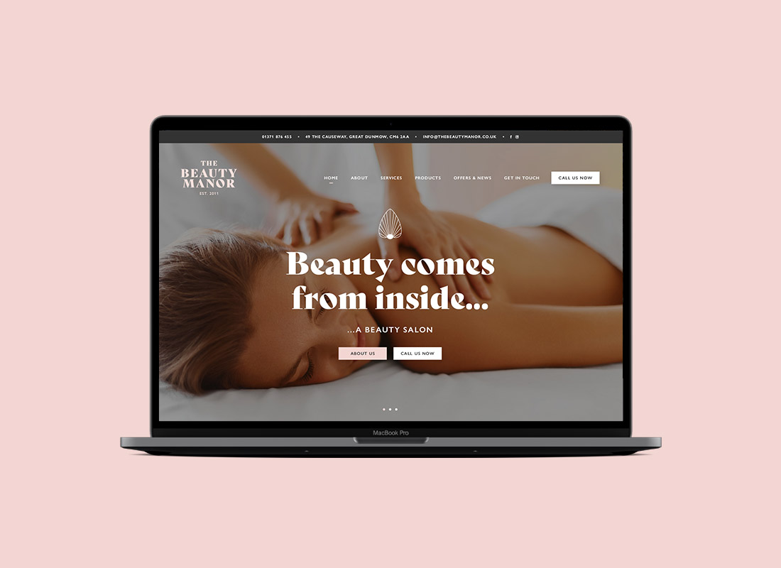 Beauty Website Design Essex